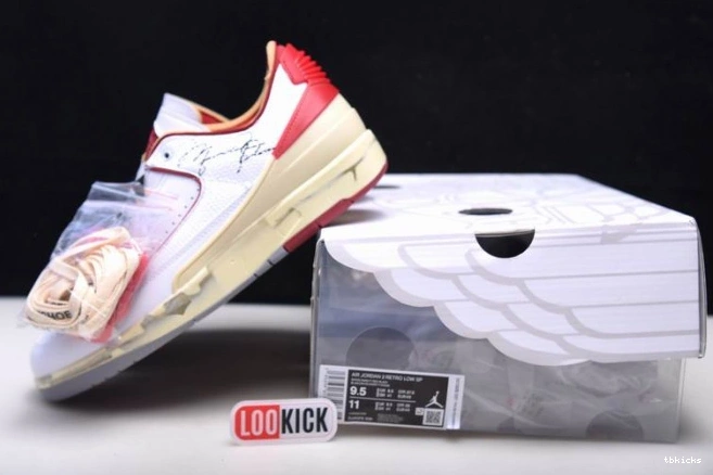 Reps TBK Jordan DJ4375-106 Retro SP Off-White 2 Low Red White 0718